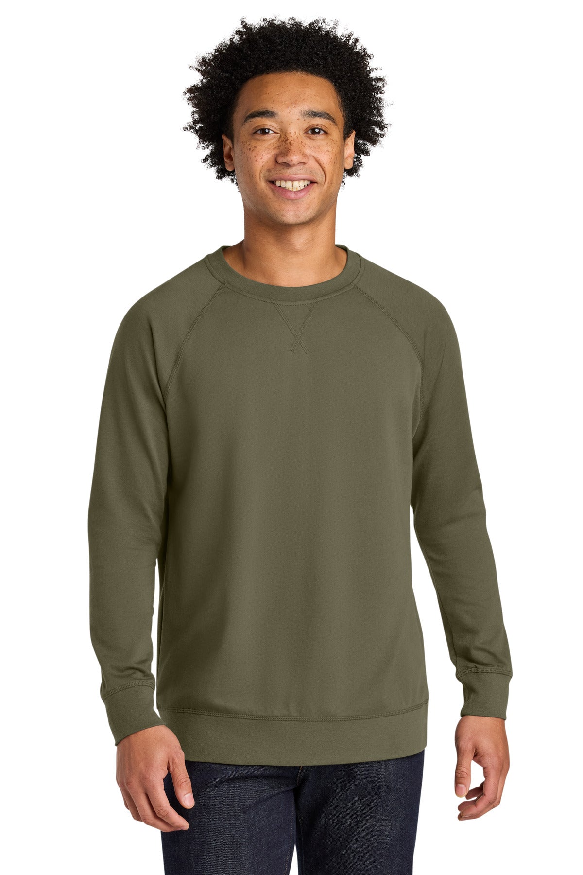 Custom Embroidery or DTF Print - Next Level Apparel ®  Laguna Raglan Sweatshirt NL9000