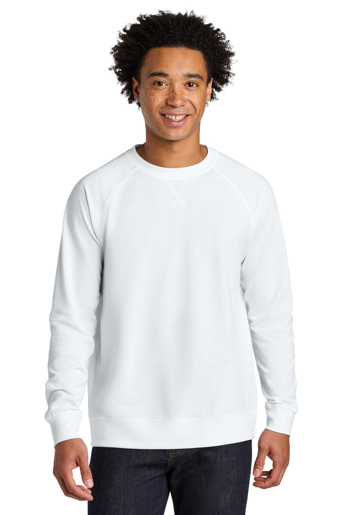 Custom Embroidery or DTF Print - Next Level Apparel ®  Laguna Raglan Sweatshirt NL9000