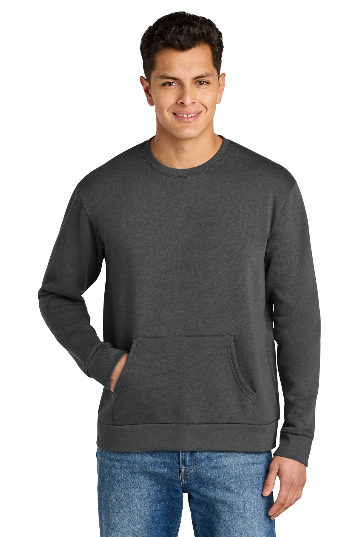 Custom Embroidery or DTF Print - Next Level Apparel ®  Santa Barbara Pocket Sweatshirt NL9001