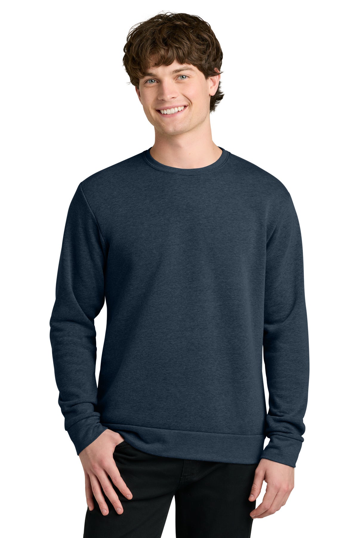 Custom Embroidery or DTF Print - Next Level Apparel ®  Adult Malibu Crewneck Sweatshirt NL9002