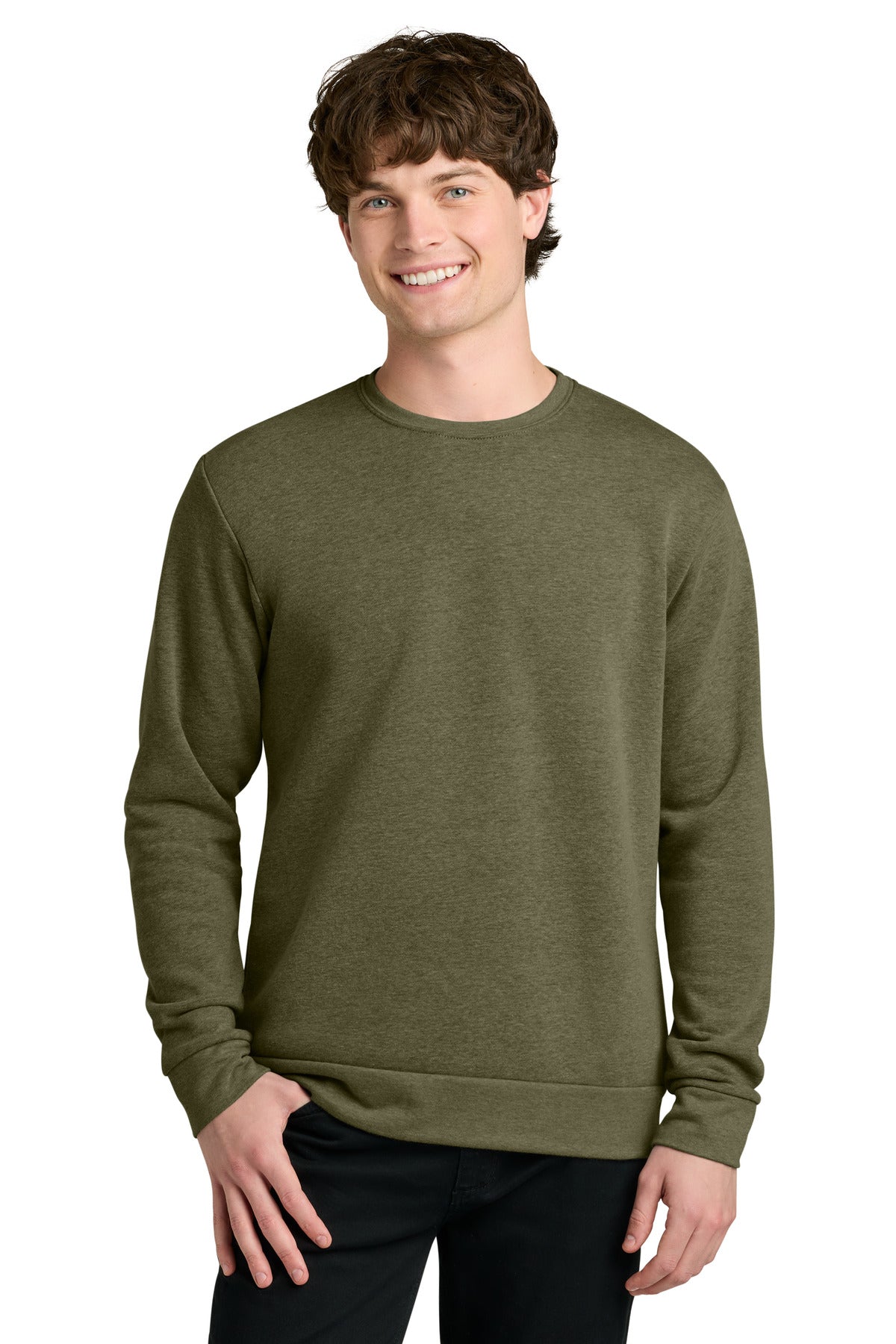 Custom Embroidery or DTF Print - Next Level Apparel ®  Adult Malibu Crewneck Sweatshirt NL9002