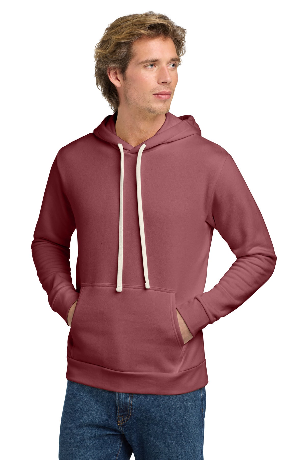 Custom Embroidery or DTF Print - Next Level Apparel ®    Adult Santa Barbara Pullover Hoodie. NL9303