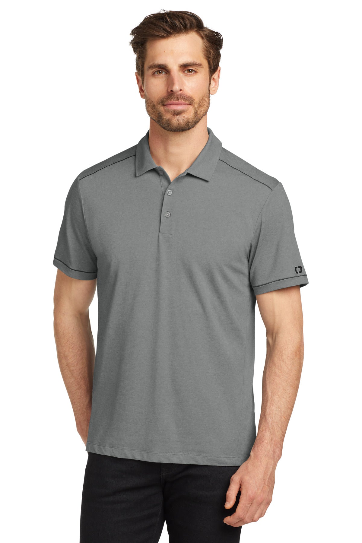 Custom Embroidered or DTF Print on OGIO  ®  Code Stretch Polo. OG146