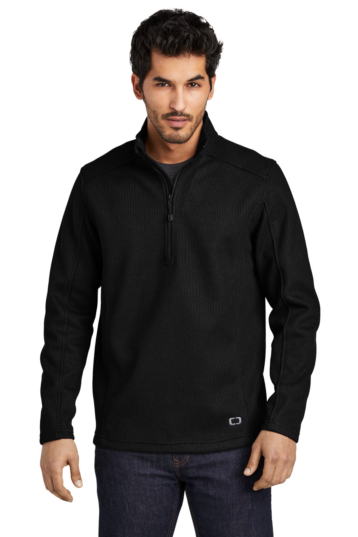 Custom Embroidered or DTF Print on OGIO ®  Grit Fleece 1/2-Zip OG729