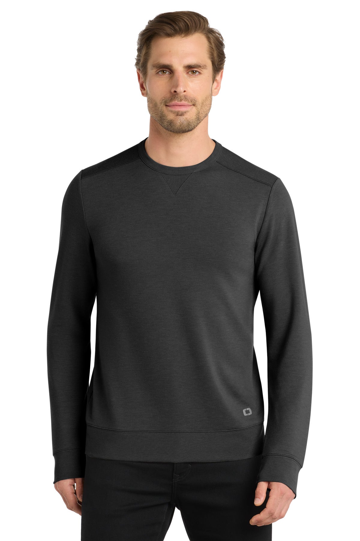 Custom Embroidered or DTF Print on OGIO ®  Luuma Flex Long Sleeve Crew OG825