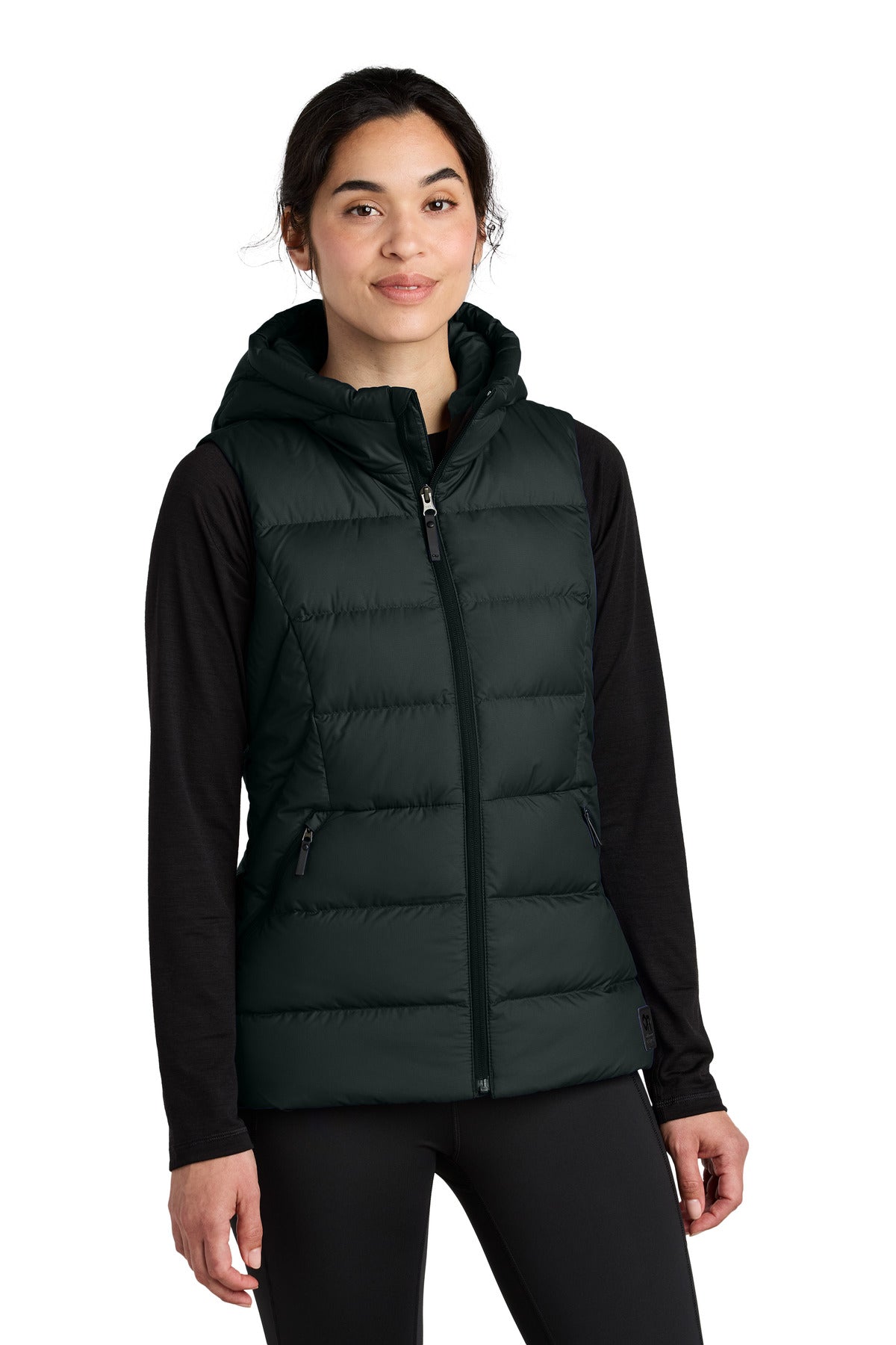 Custom Embroidery or DTF Print - LIMITED EDITION Outdoor Research ®  Women's Coldsnap Hooded Down Vest OR322218