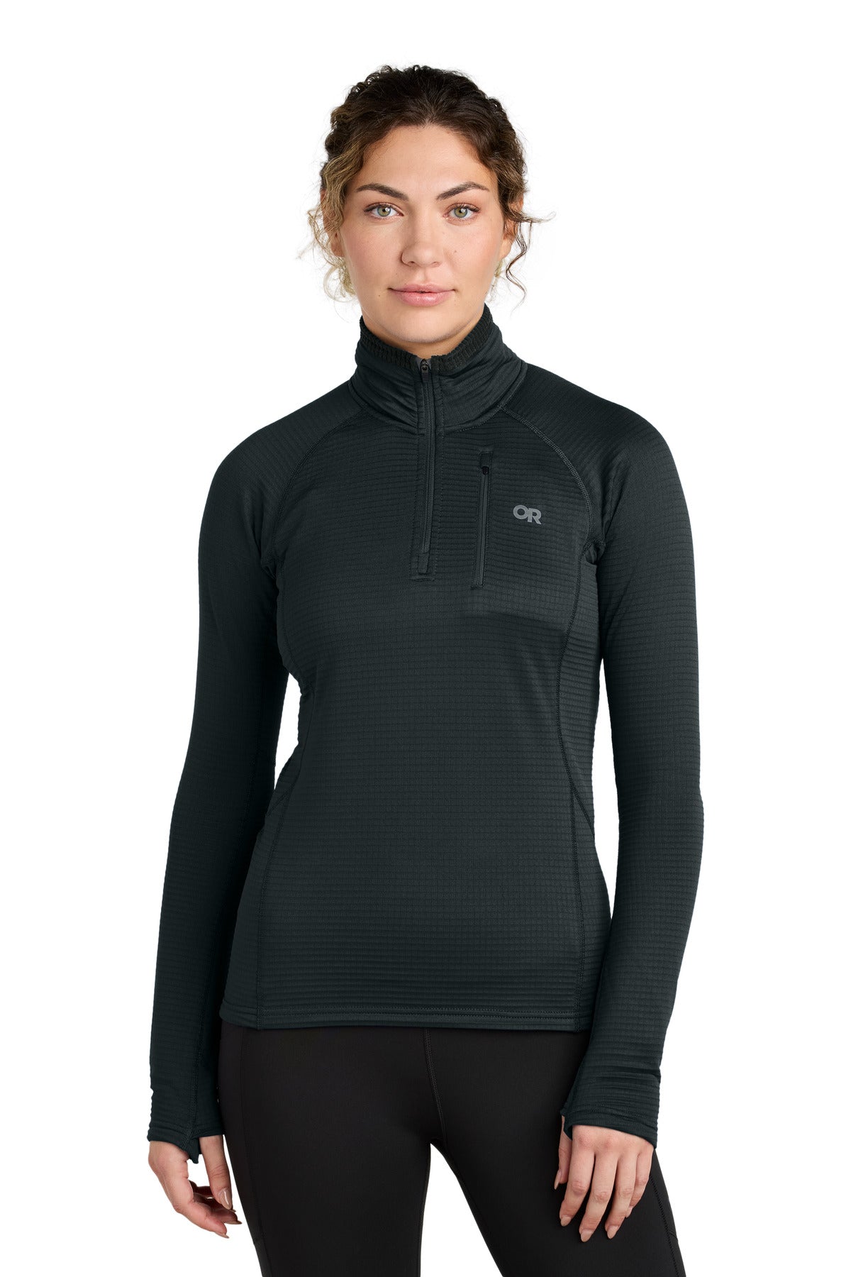 Custom Embroidery or DTF Print - LIMITED EDITION Outdoor Research ®  Women's Tech Grid 1/4-Zip Fleece OR322263