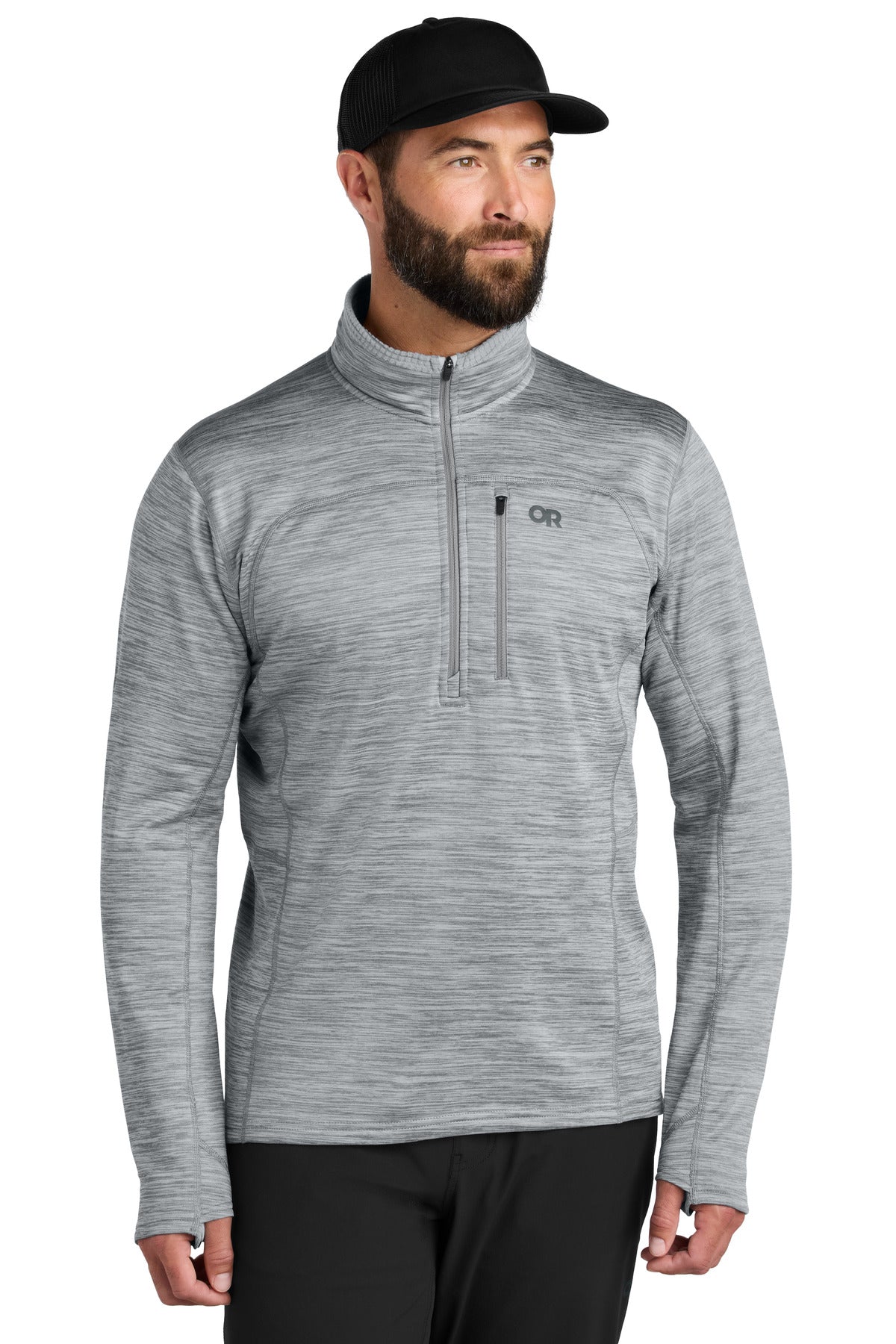 Custom Embroidery or DTF Print - LIMITED EDITION Outdoor Research ®  Tech Grid 1/4-Zip Fleece OR322267