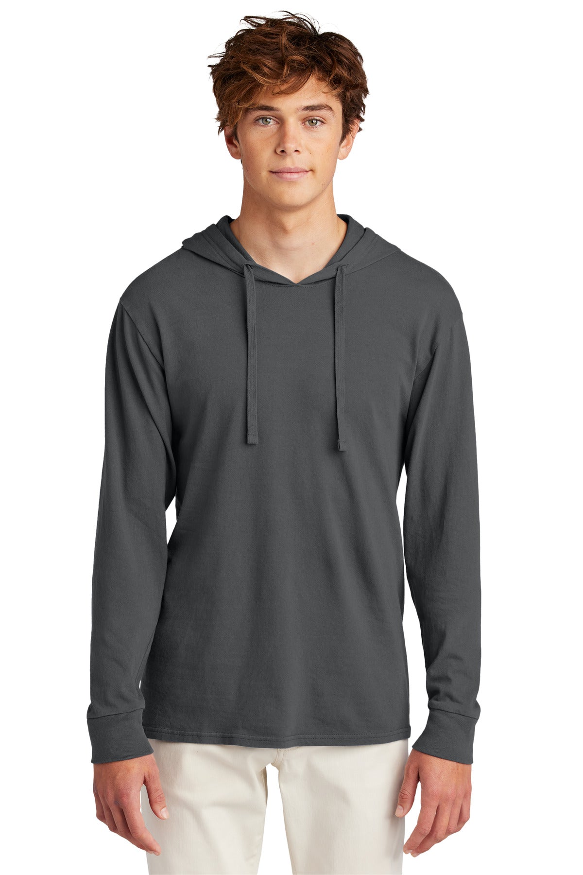 Custom Embroidery or DTF Print - Port & Co ™  Beach Wash ®  Garment-Dyed Pullover Hooded Tee PC099H