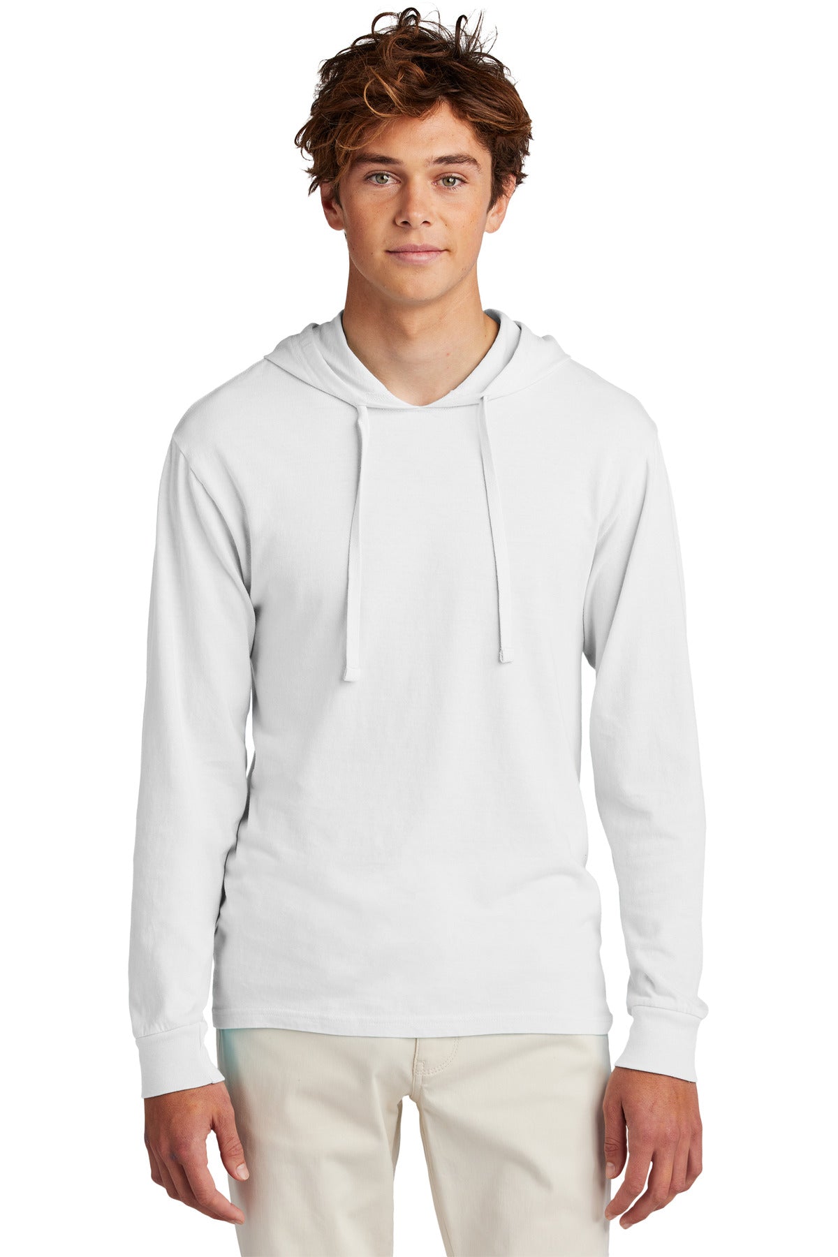 Custom Embroidery or DTF Print - Port & Co ™  Beach Wash ®  Garment-Dyed Pullover Hooded Tee PC099H