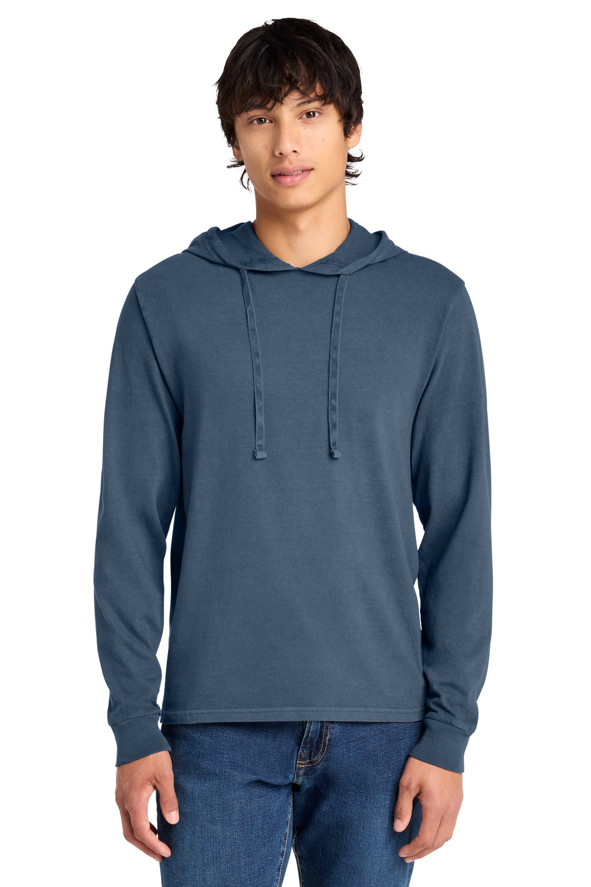 Custom Embroidery or DTF Print - Port & Co ®  Beach Wash ®  Garment-Dyed Pullover Hooded Tee PC099H