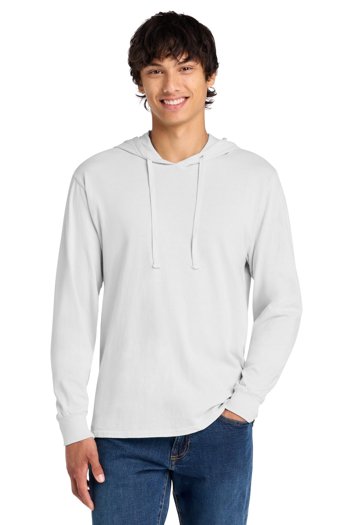 Custom Embroidery or DTF Print - Port & Co ®  Beach Wash ®  Garment-Dyed Pullover Hooded Tee PC099H