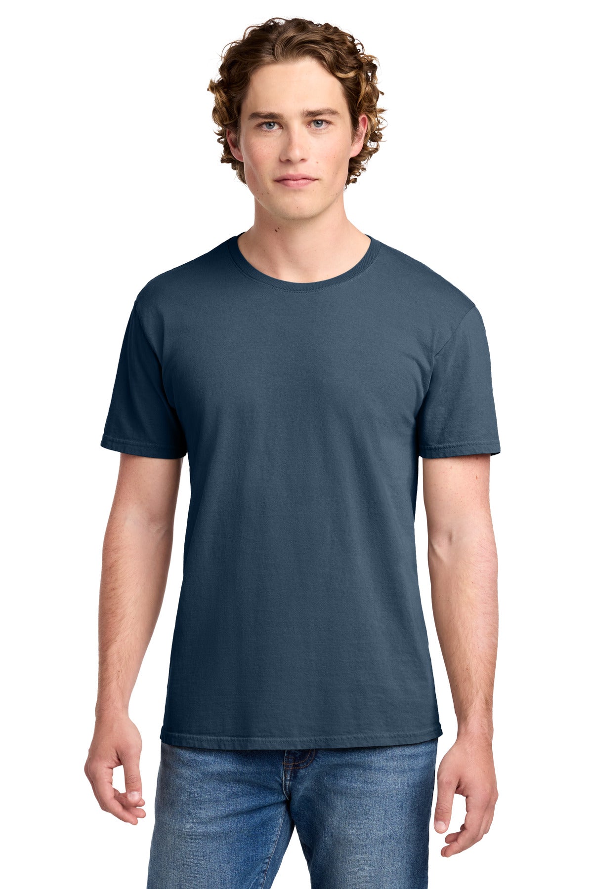 Custom Embroidery or DTF Print - Port & Co ®  Beach Wash ®  Garment-Dyed Tee. PC099