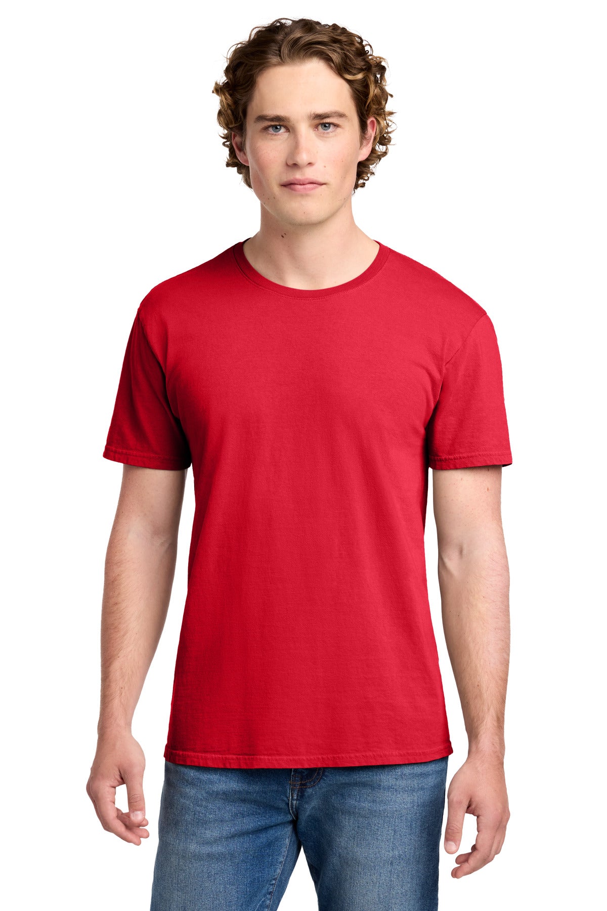 Custom Embroidery or DTF Print - Port & Co ®  Beach Wash ®  Garment-Dyed Tee. PC099