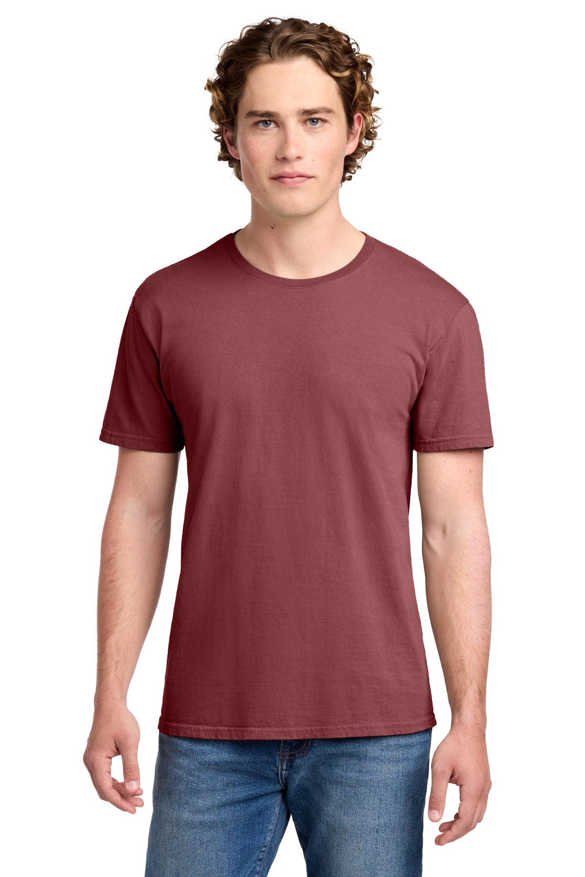 Custom Embroidery or DTF Print - Port & Co ®  Beach Wash ®  Garment-Dyed Tee. PC099