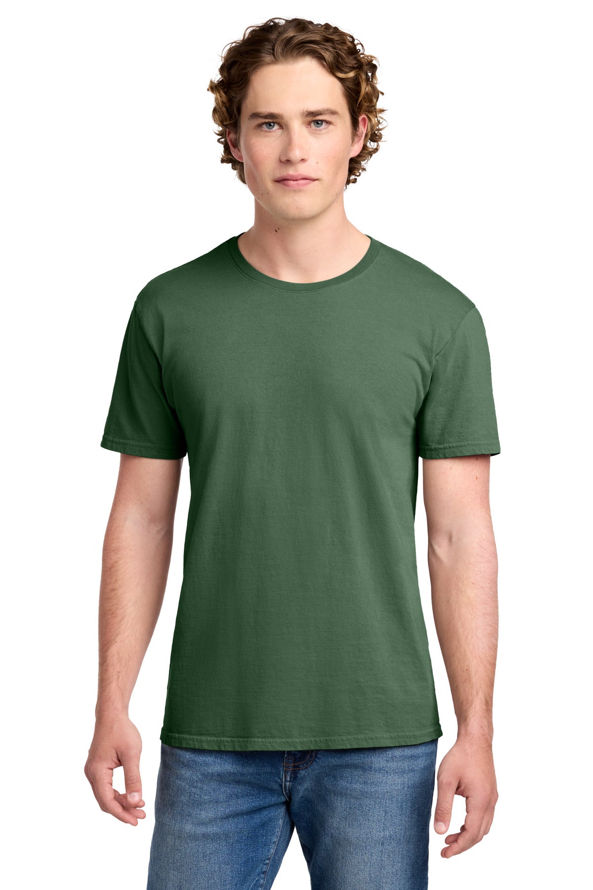 Custom Embroidery or DTF Print - Port & Co ®  Beach Wash ®  Garment-Dyed Tee. PC099