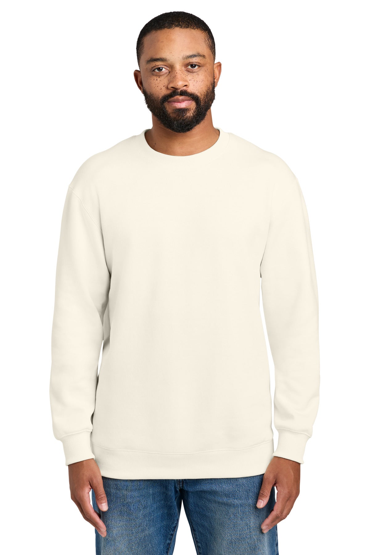 Custom Embroidery or DTF Print - Port & Co ®  Foundation Fleece Pullover Crewneck Sweatshirt PC107