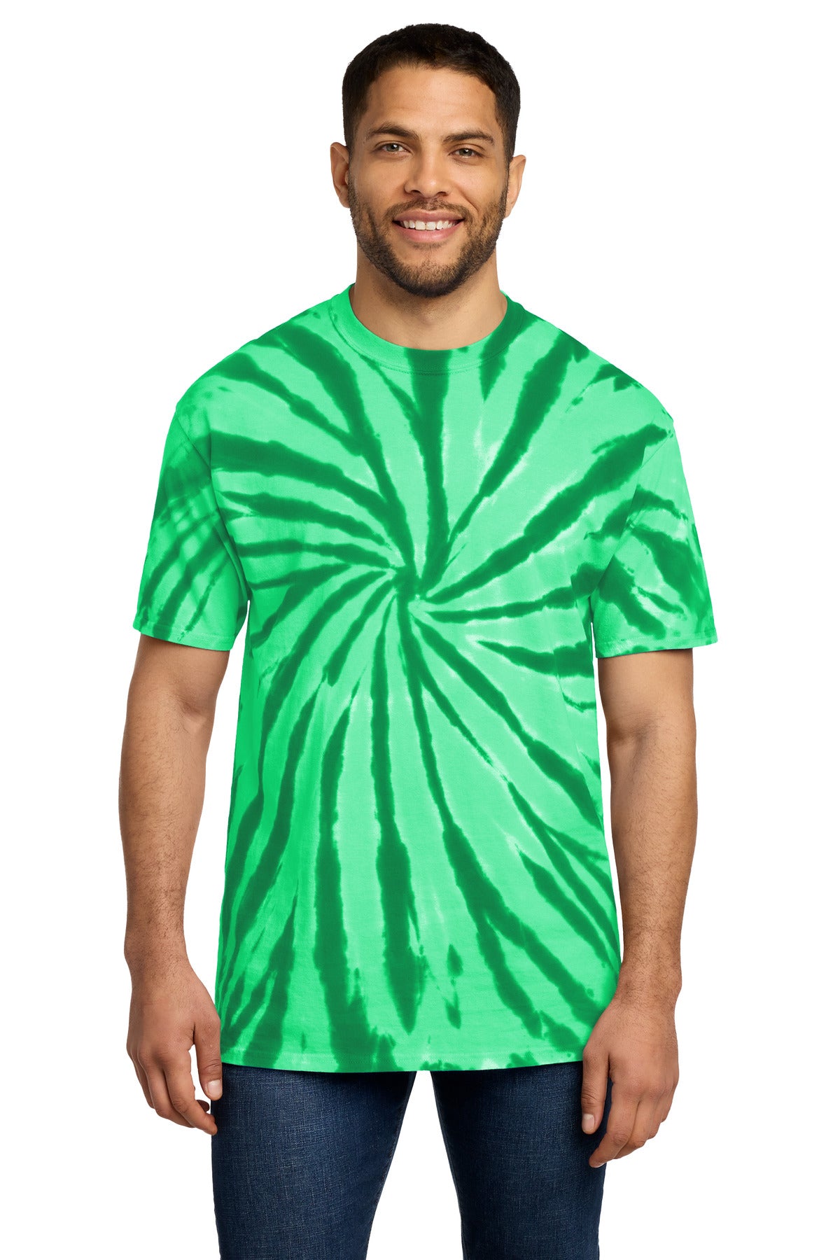 Custom Embroidery or DTF Print - Port & Co ®  Tie-Dye Tee. PC147