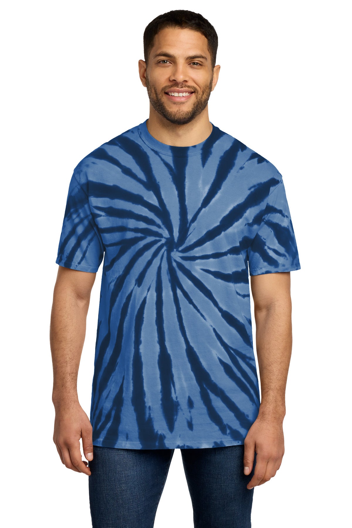 Custom Embroidery or DTF Print - Port & Co ®  Tie-Dye Tee. PC147