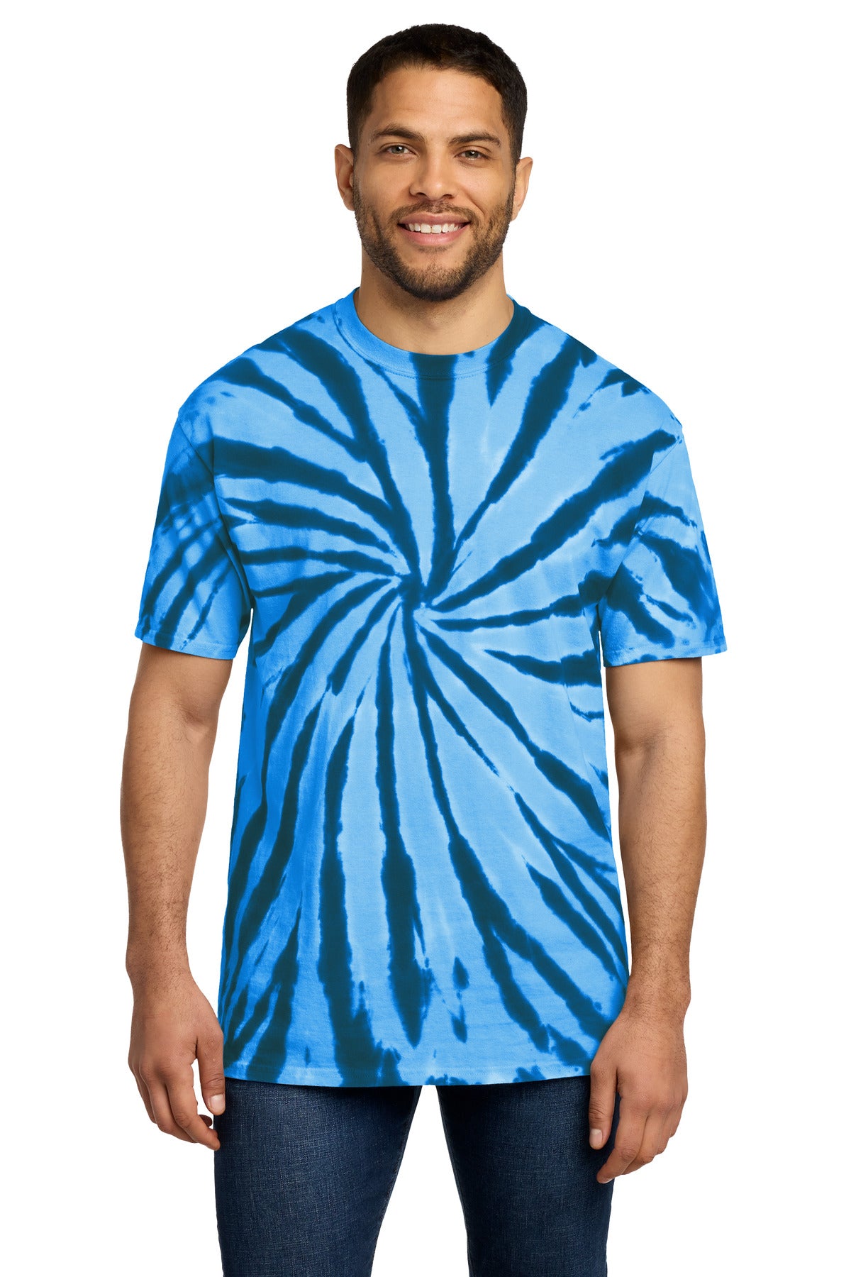 Custom Embroidery or DTF Print - Port & Co ®  Tie-Dye Tee. PC147