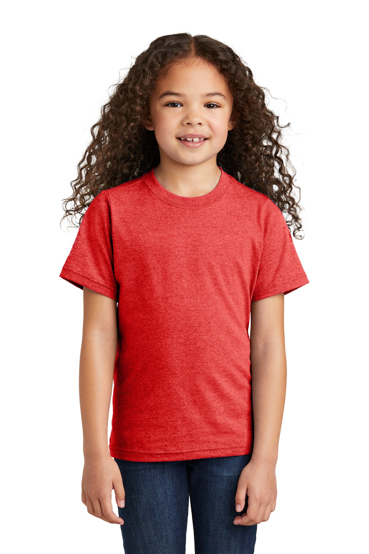 Custom Embroidery or DTF Print - Port & Co ™  Youth Tri-Blend Tee PC330Y