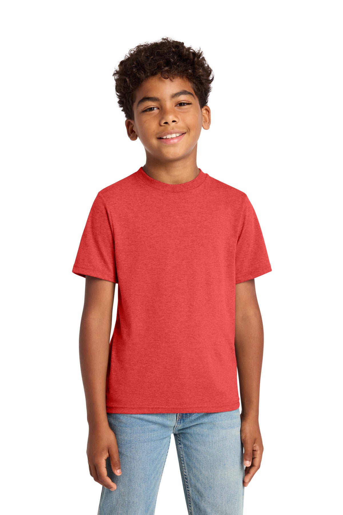 Custom Embroidery or DTF Print - Port & Co ®  Youth Tri-Blend Tee PC330Y