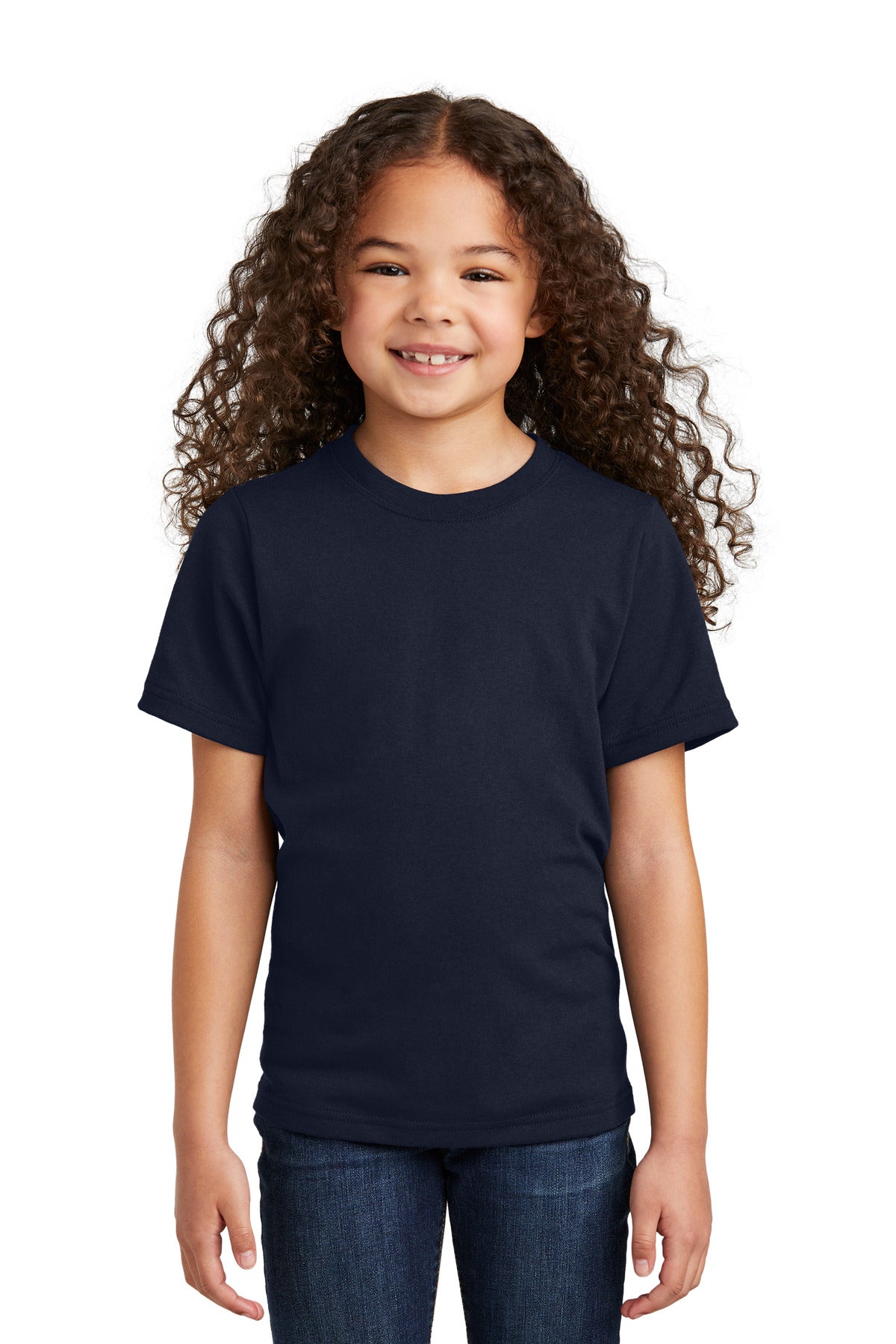 Custom Embroidery or DTF Print - Port & Co ™  Youth Tri-Blend Tee PC330Y
