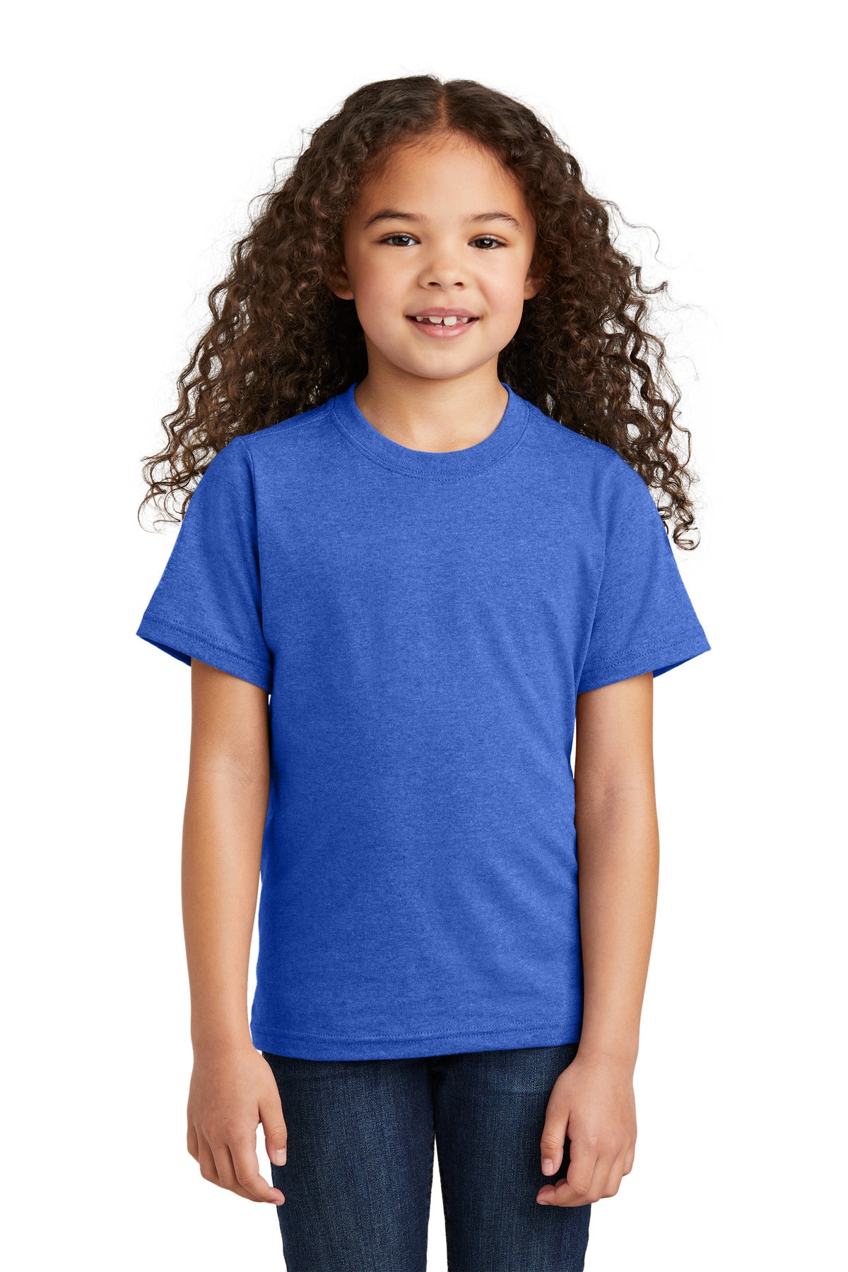 Custom Embroidery or DTF Print - Port & Co ™  Youth Tri-Blend Tee PC330Y