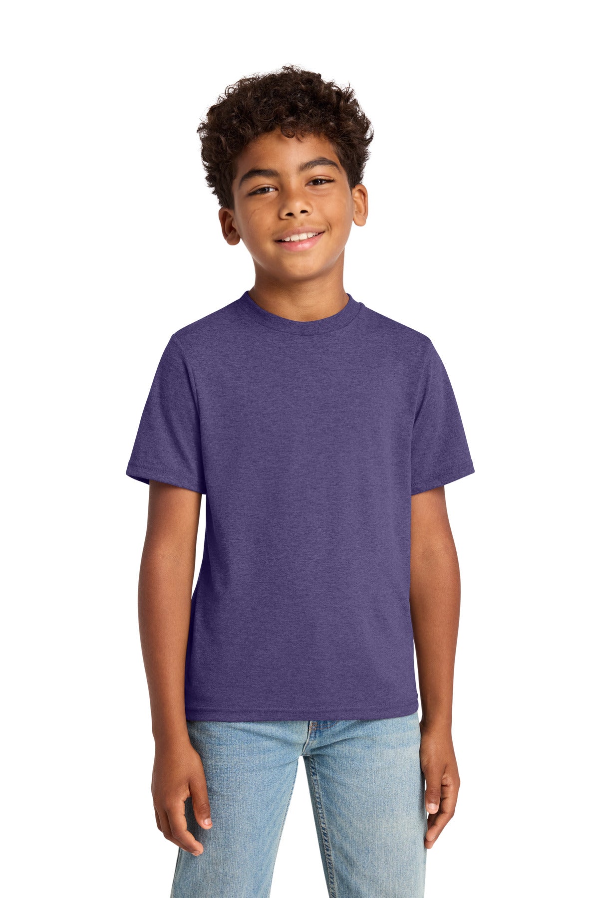 Custom Embroidery or DTF Print - Port & Co ®  Youth Tri-Blend Tee PC330Y