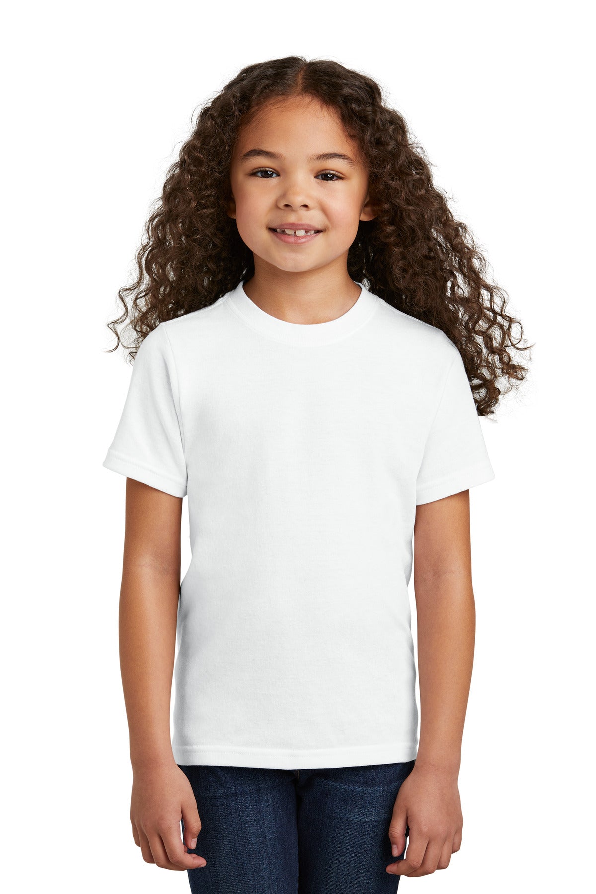 Custom Embroidery or DTF Print - Port & Co ™  Youth Tri-Blend Tee PC330Y