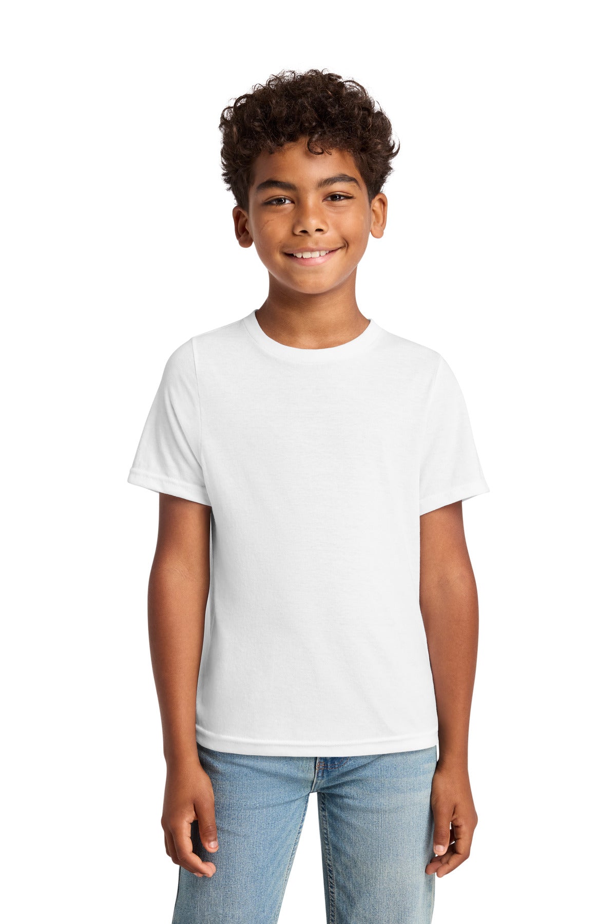 Custom Embroidery or DTF Print - Port & Co ®  Youth Tri-Blend Tee PC330Y