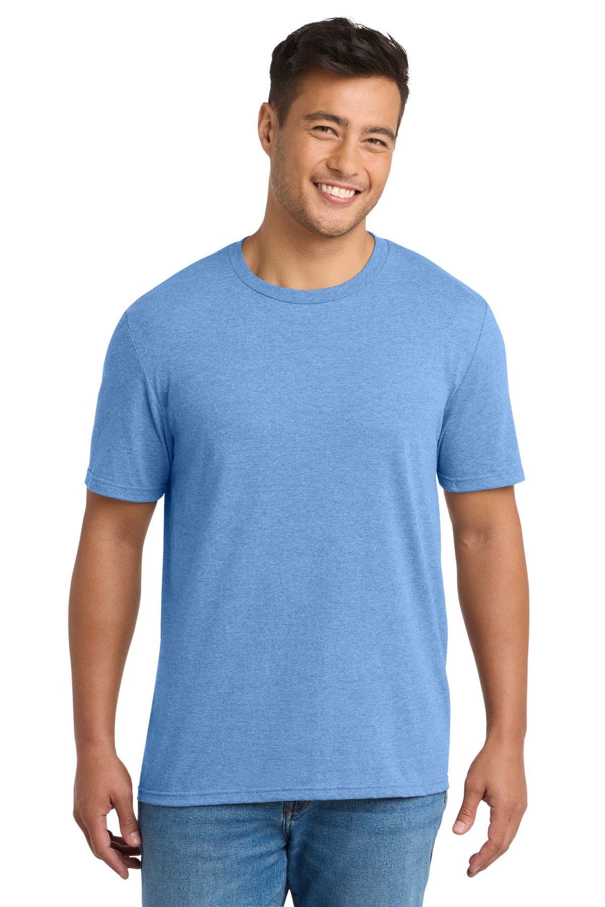 Custom Embroidery or DTF Print - Port & Co ®  Tri-Blend Tee. PC330
