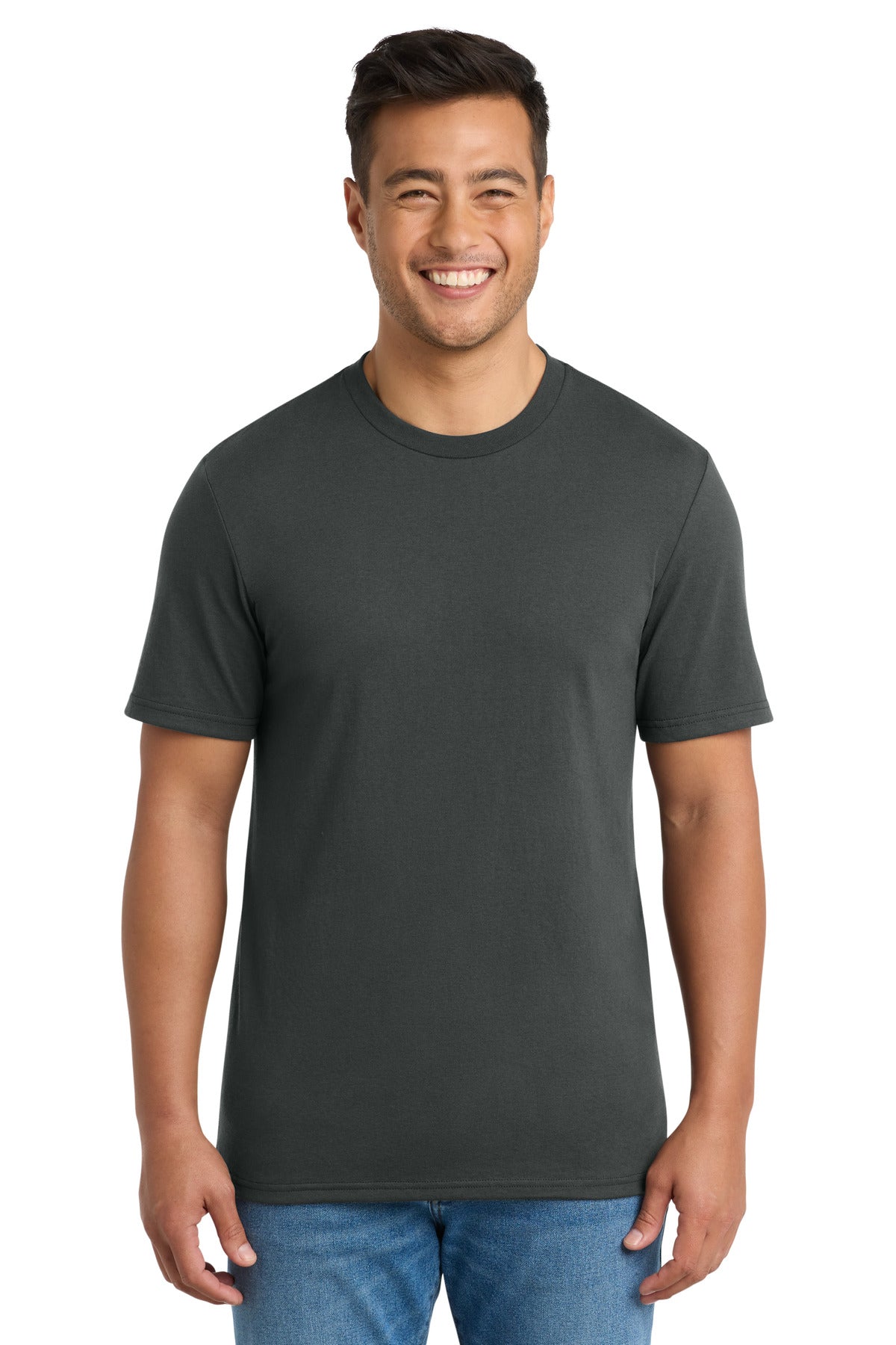 Custom Embroidery or DTF Print - Port & Co ®  Tri-Blend Tee. PC330