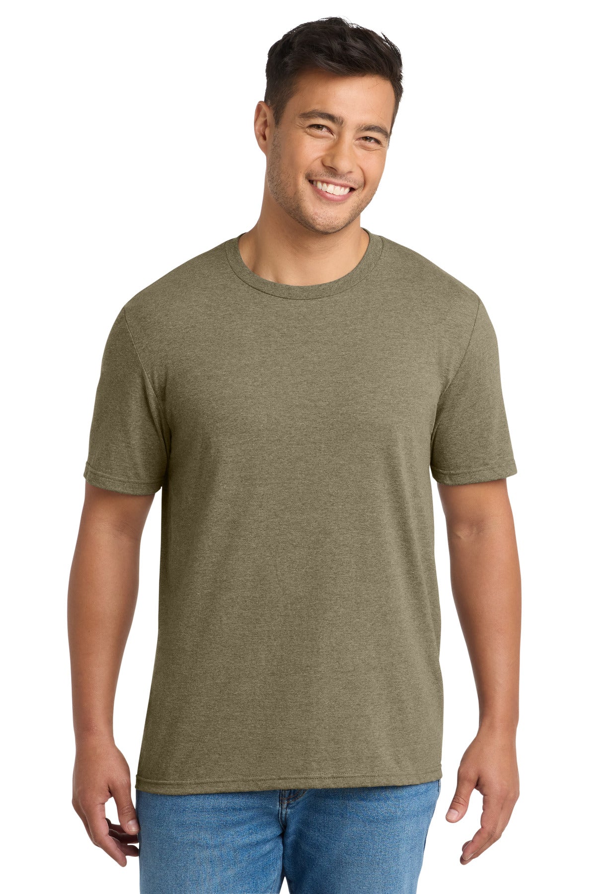Custom Embroidery or DTF Print - Port & Co ®  Tri-Blend Tee. PC330
