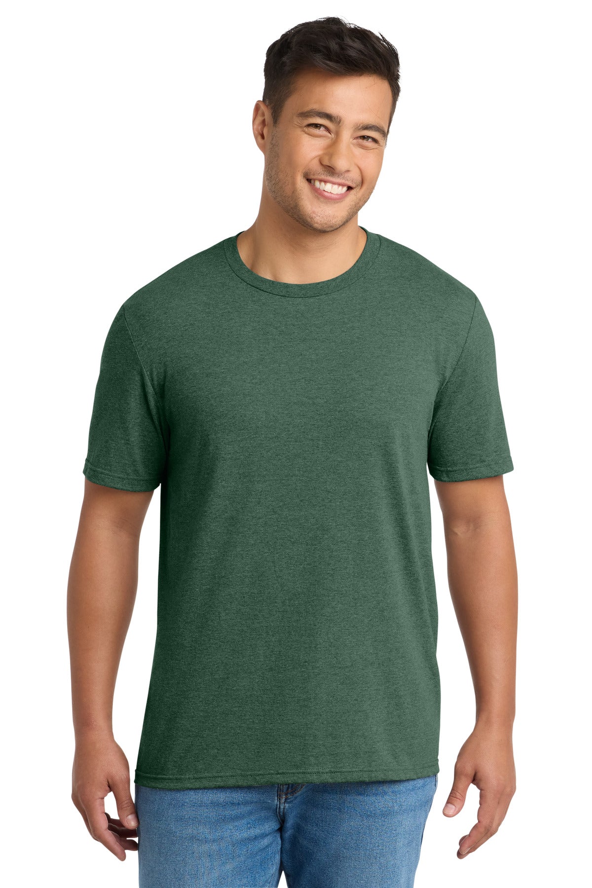Custom Embroidery or DTF Print - Port & Co ®  Tri-Blend Tee. PC330