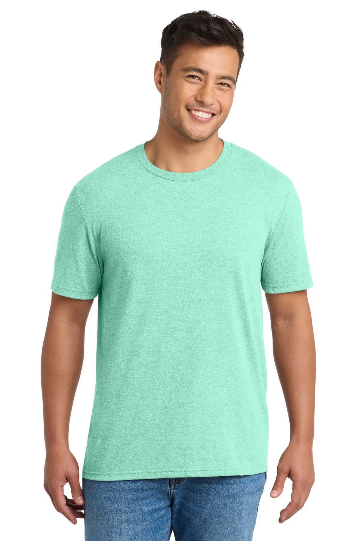 Custom Embroidery or DTF Print - Port & Co ®  Tri-Blend Tee. PC330