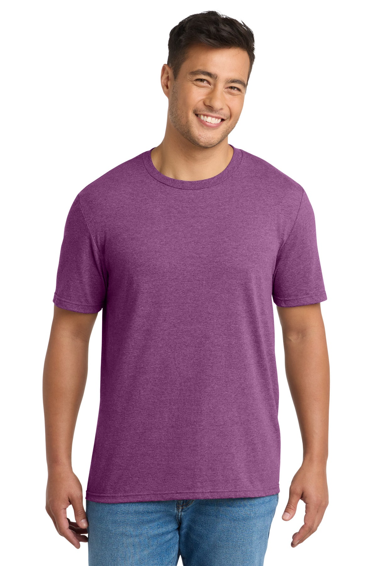 Custom Embroidery or DTF Print - Port & Co ®  Tri-Blend Tee. PC330