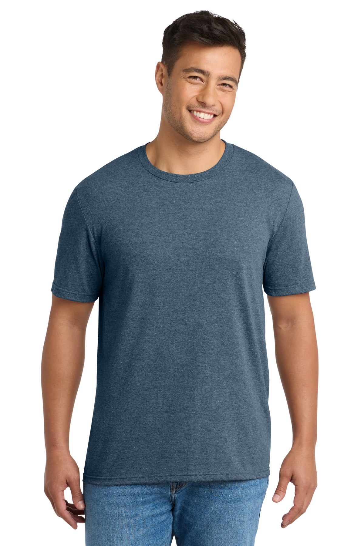 Custom Embroidery or DTF Print - Port & Co ®  Tri-Blend Tee. PC330