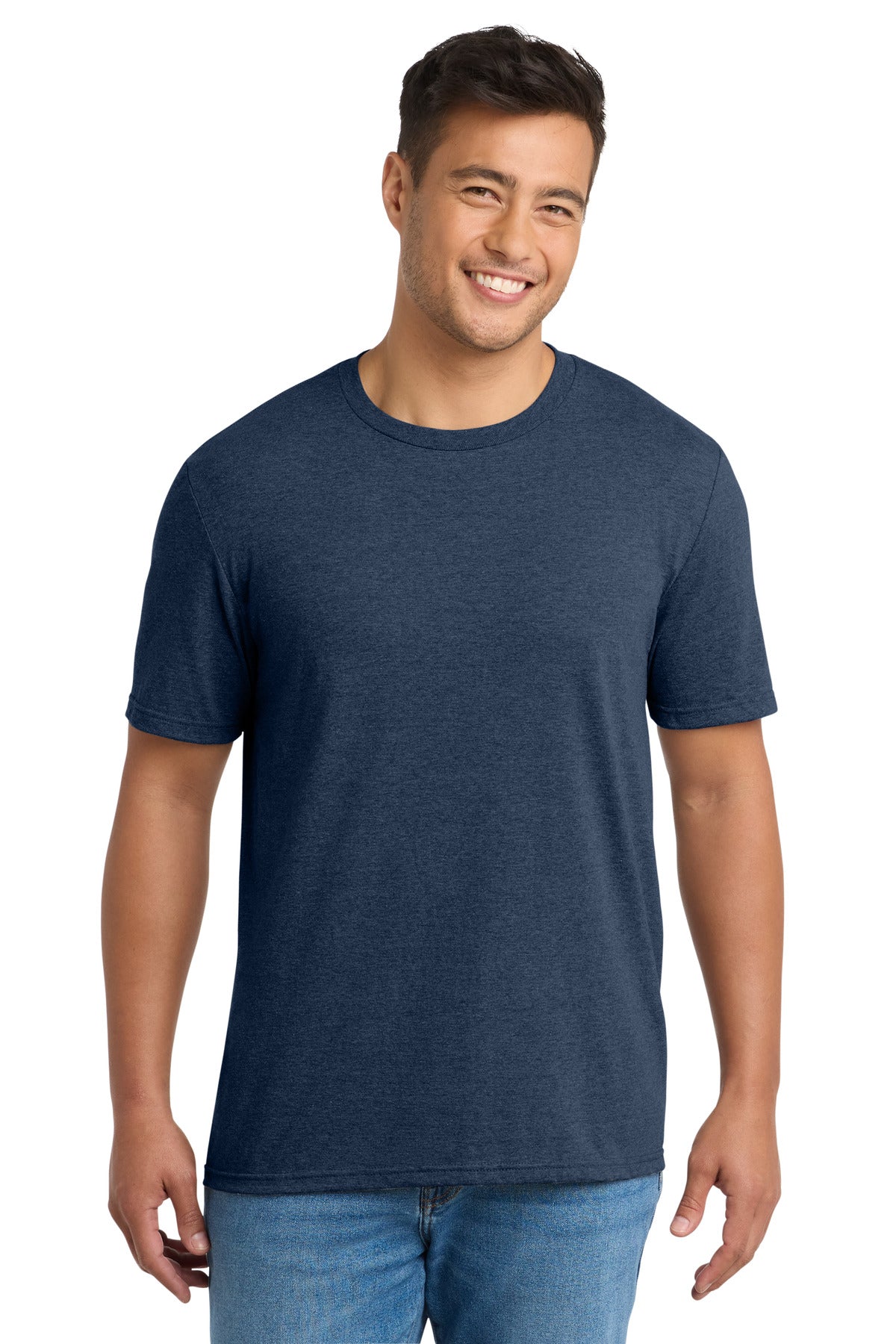 Custom Embroidery or DTF Print - Port & Co ®  Tri-Blend Tee. PC330