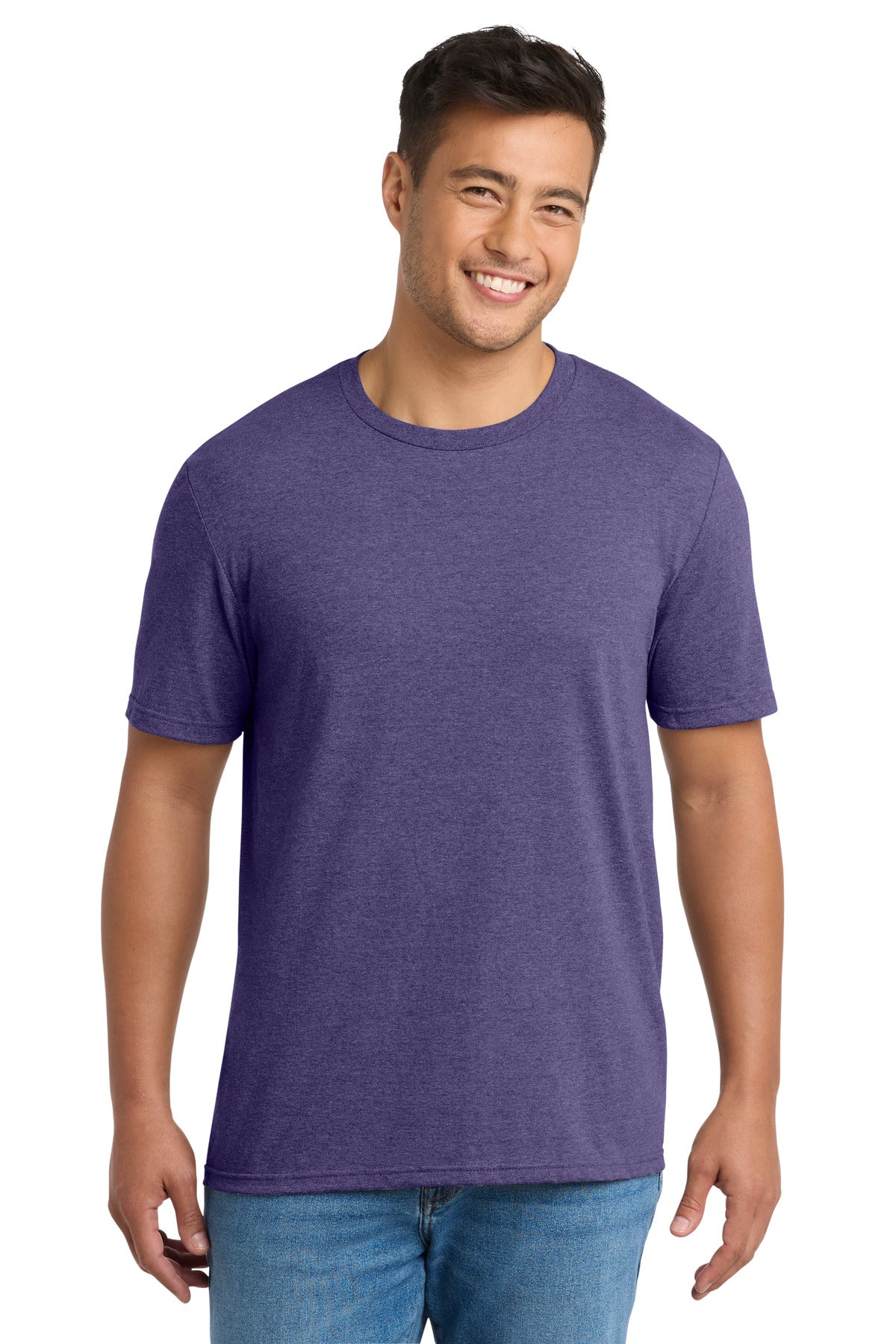 Custom Embroidery or DTF Print - Port & Co ®  Tri-Blend Tee. PC330