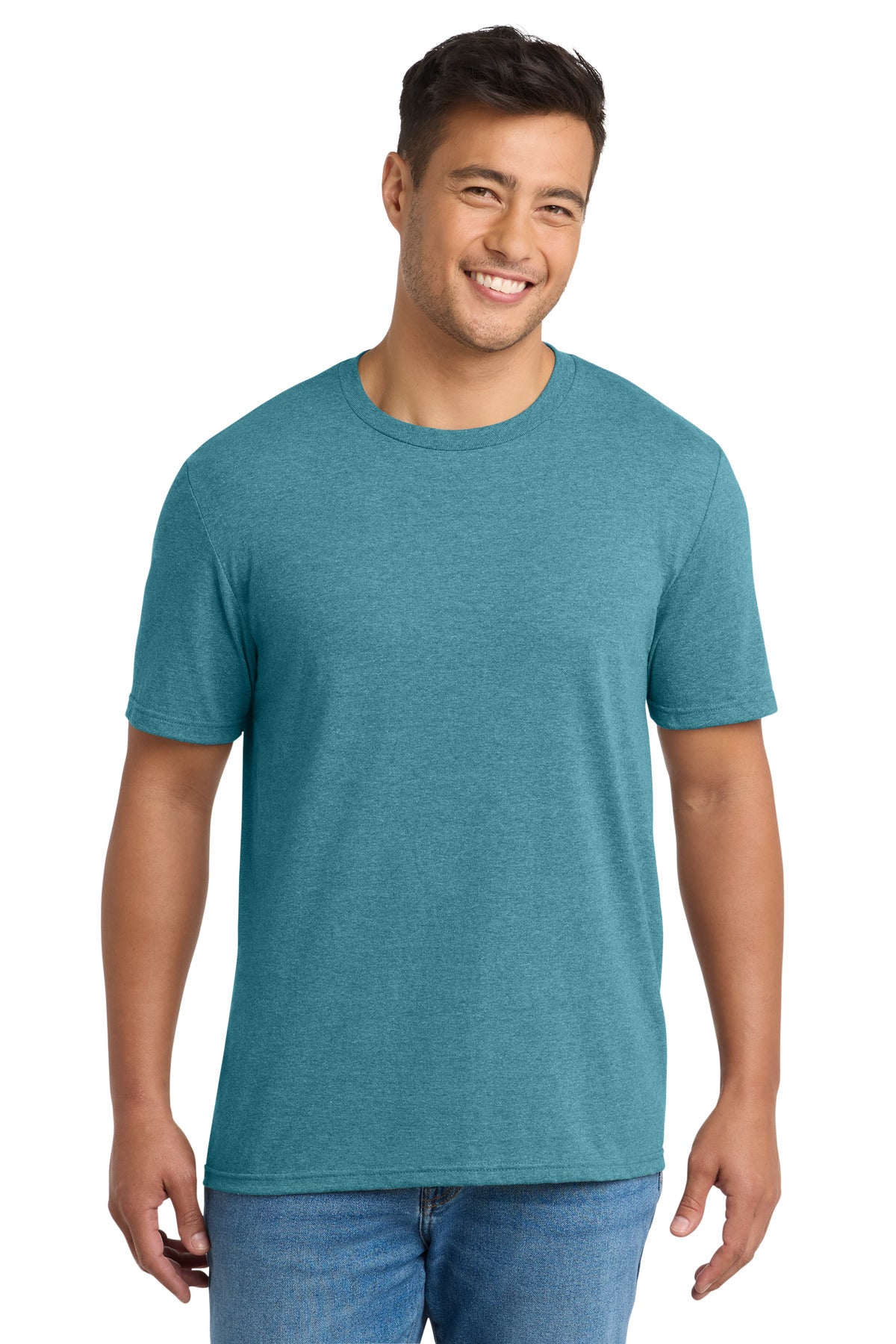 Custom Embroidery or DTF Print - Port & Co ®  Tri-Blend Tee. PC330