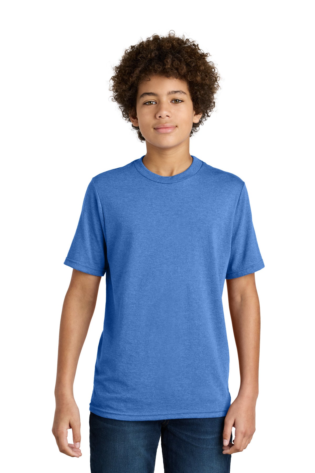 Custom Embroidery or DTF Print - Port & Co ™  Youth CVC Tee PC340Y