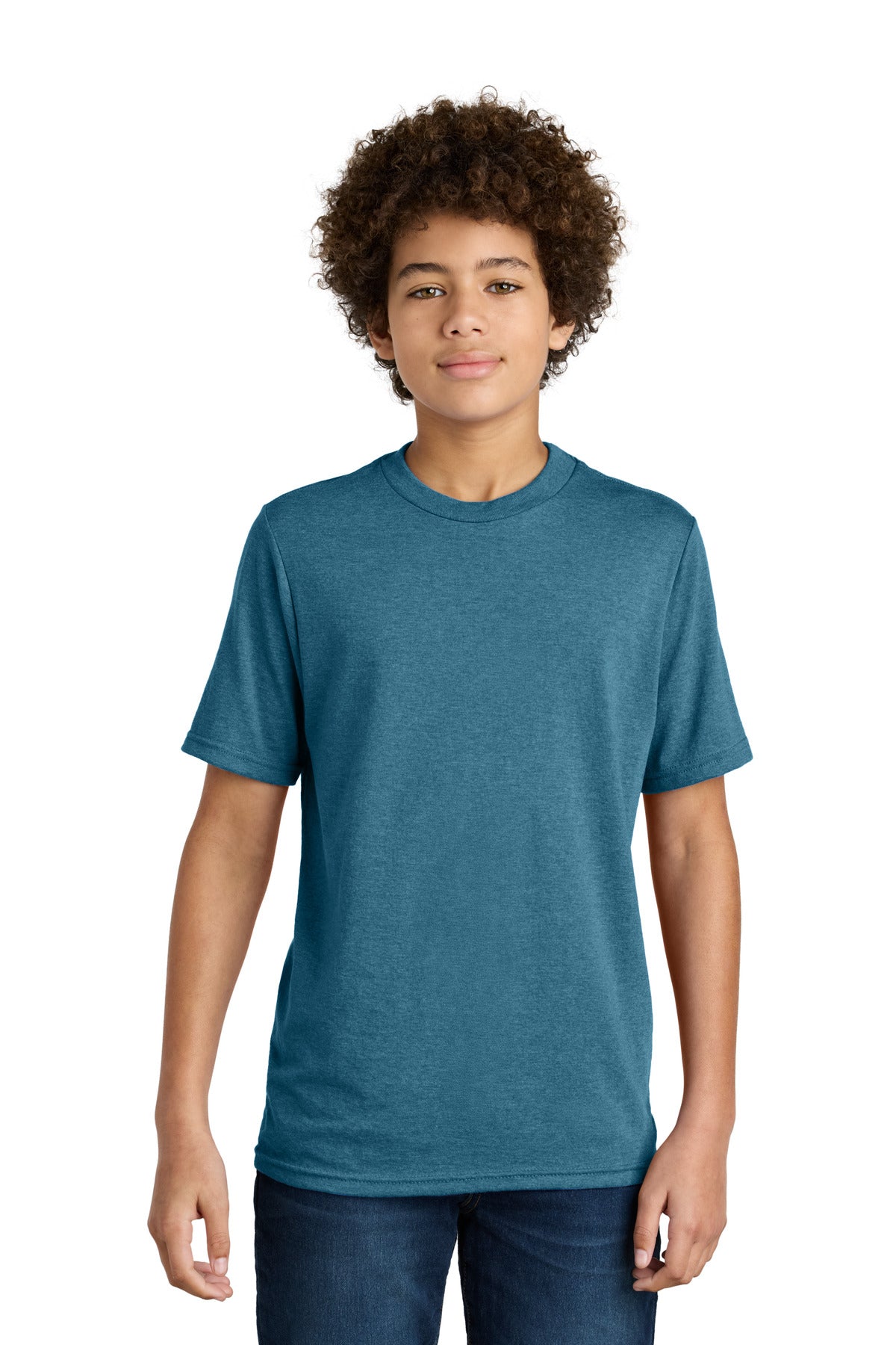 Custom Embroidery or DTF Print - Port & Co ™  Youth CVC Tee PC340Y