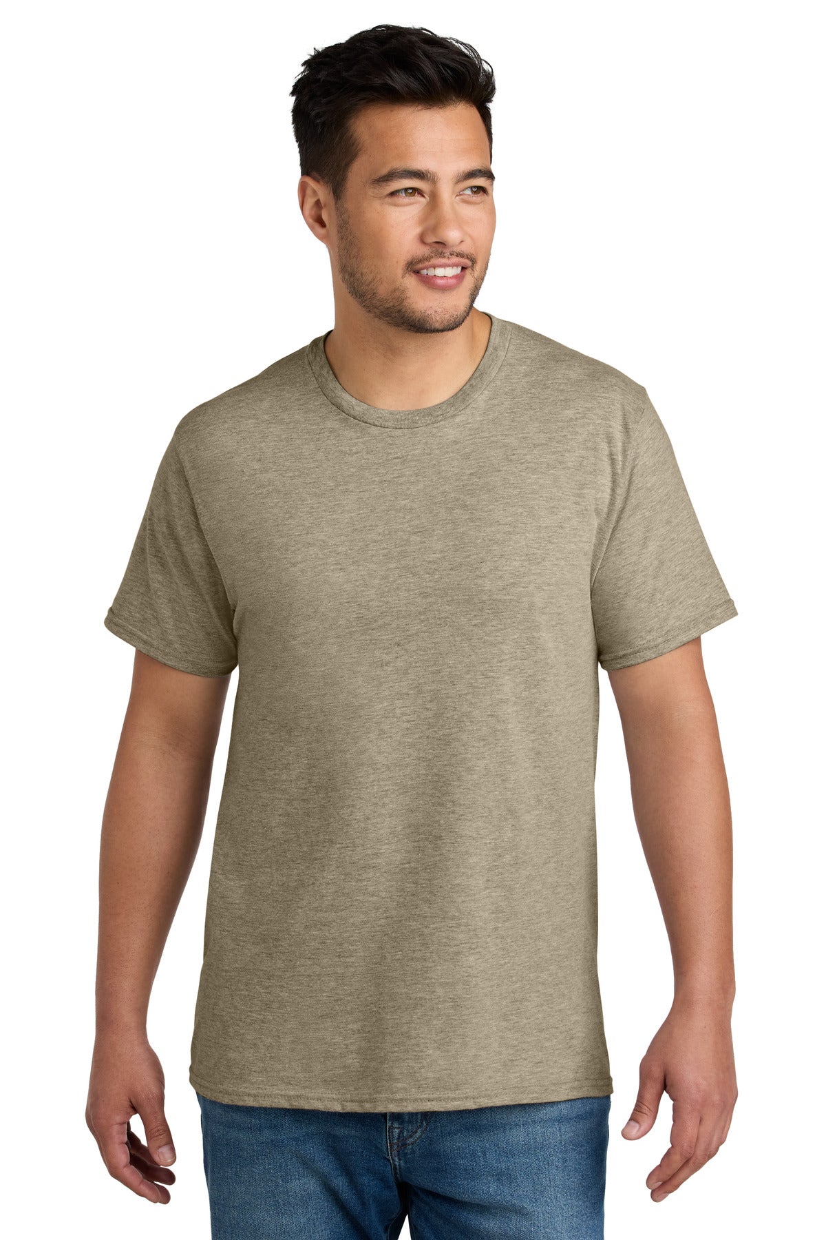 Custom Embroidery or DTF Print - Port & Co ®  CVC Tee PC340