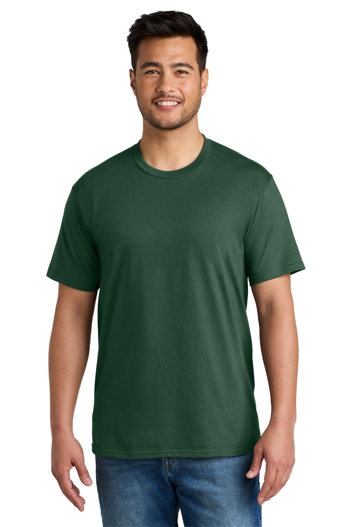 Custom Embroidery or DTF Print - Port & Co ®  CVC Tee PC340