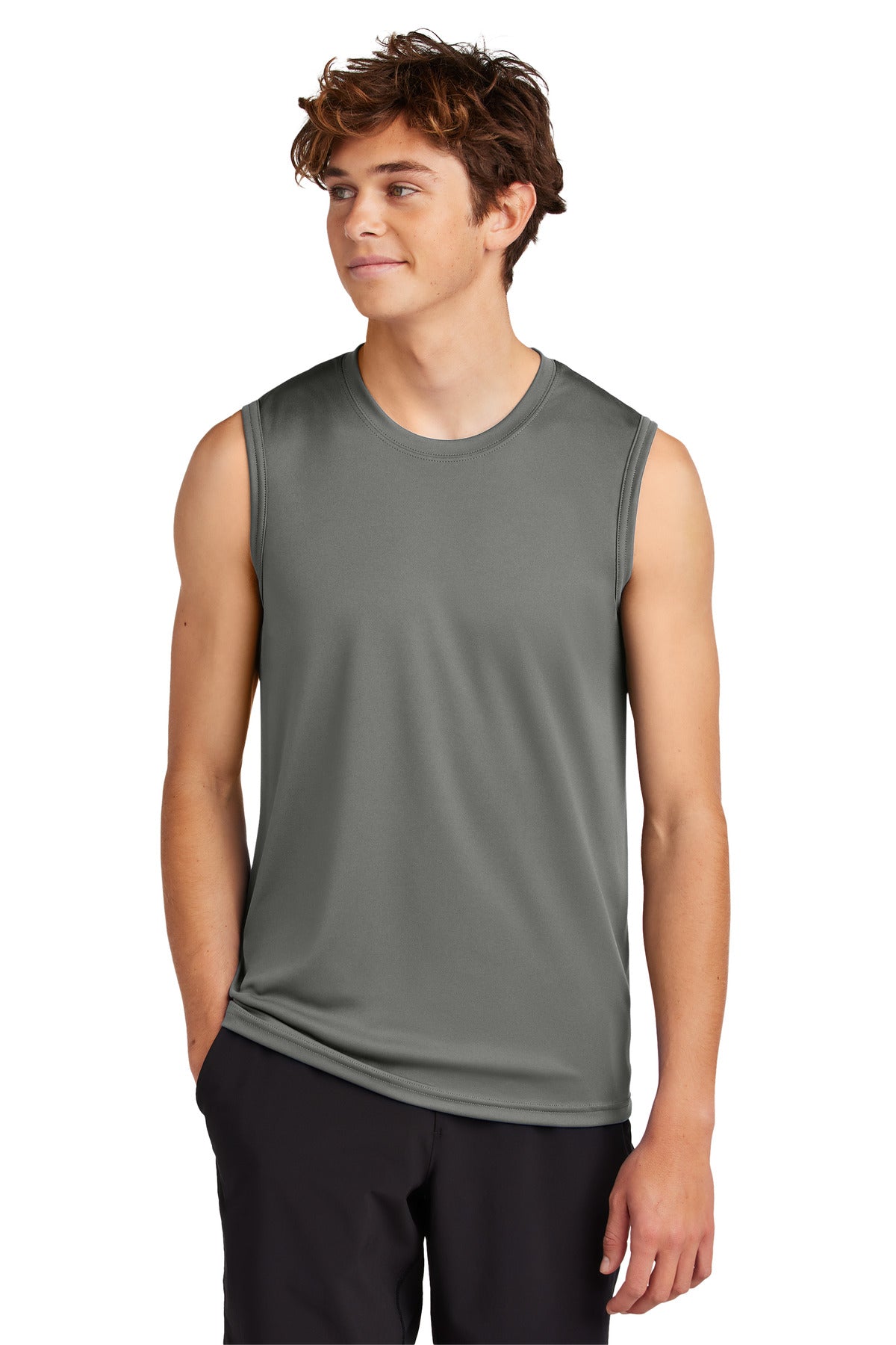 Custom Embroidery or DTF Print - Port & Co ®  Performance Sleeveless Tee PC380SL