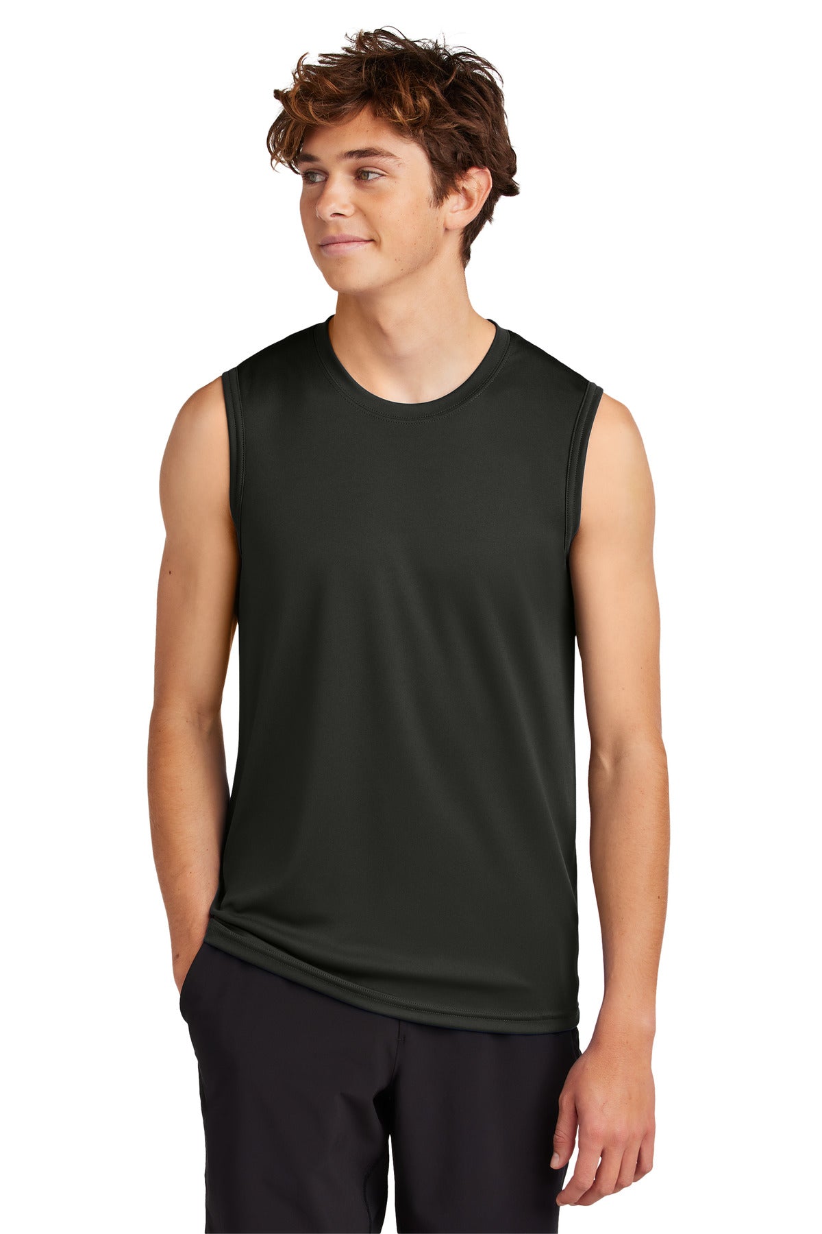 Custom Embroidery or DTF Print - Port & Co ®  Performance Sleeveless Tee PC380SL