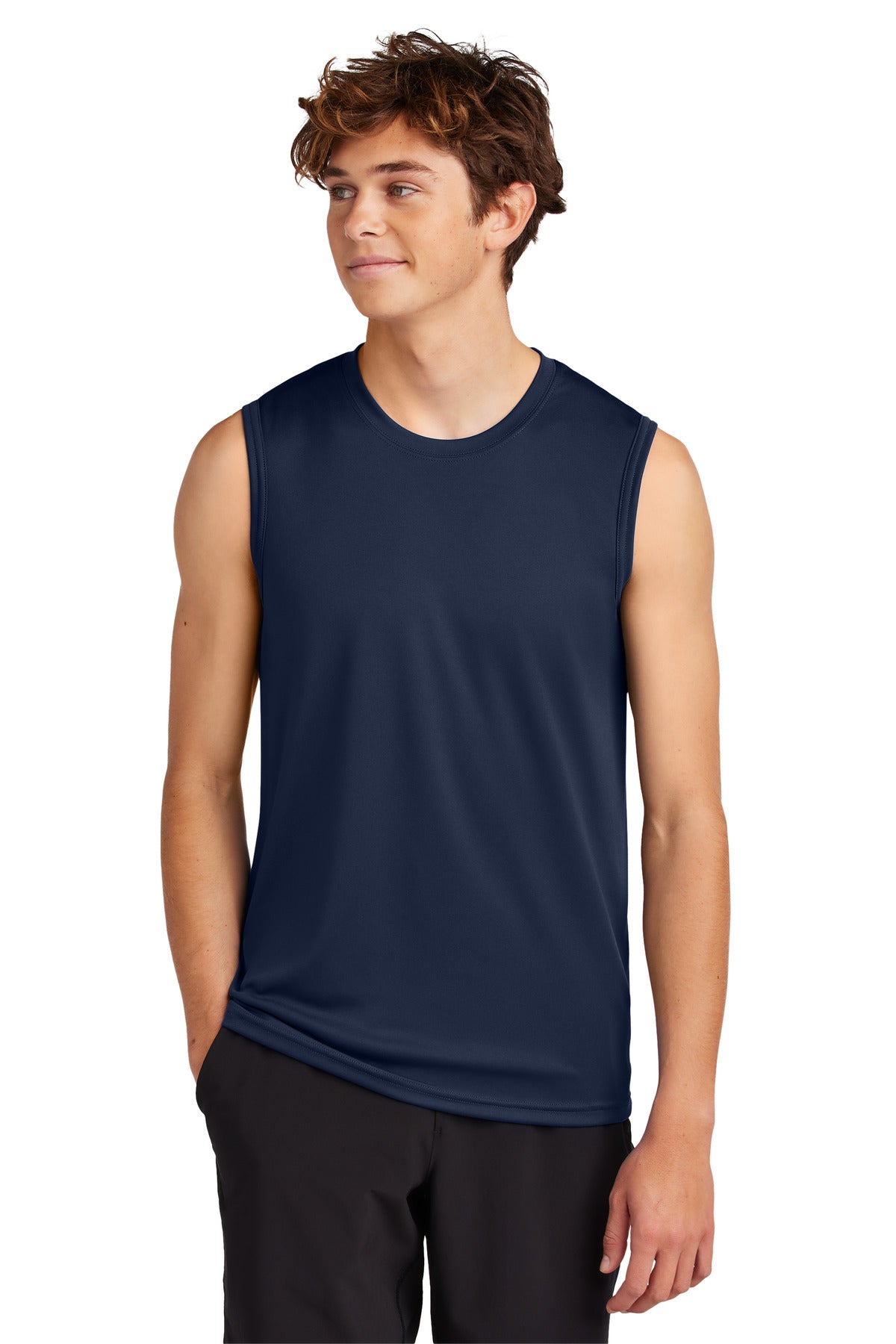 Custom Embroidery or DTF Print - Port & Co ®  Performance Sleeveless Tee PC380SL