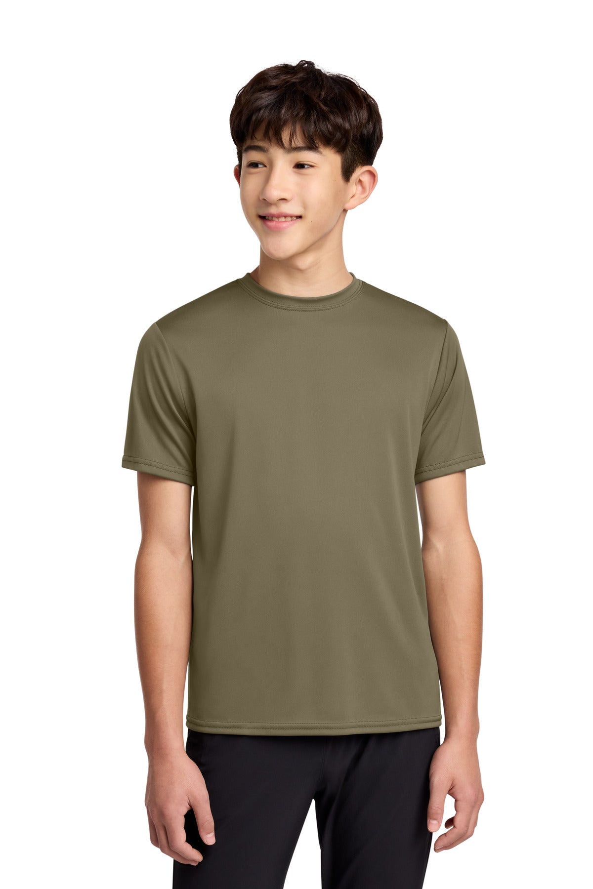Custom Embroidery or DTF Print - Port & Co ®  Youth Performance Tee. PC380Y