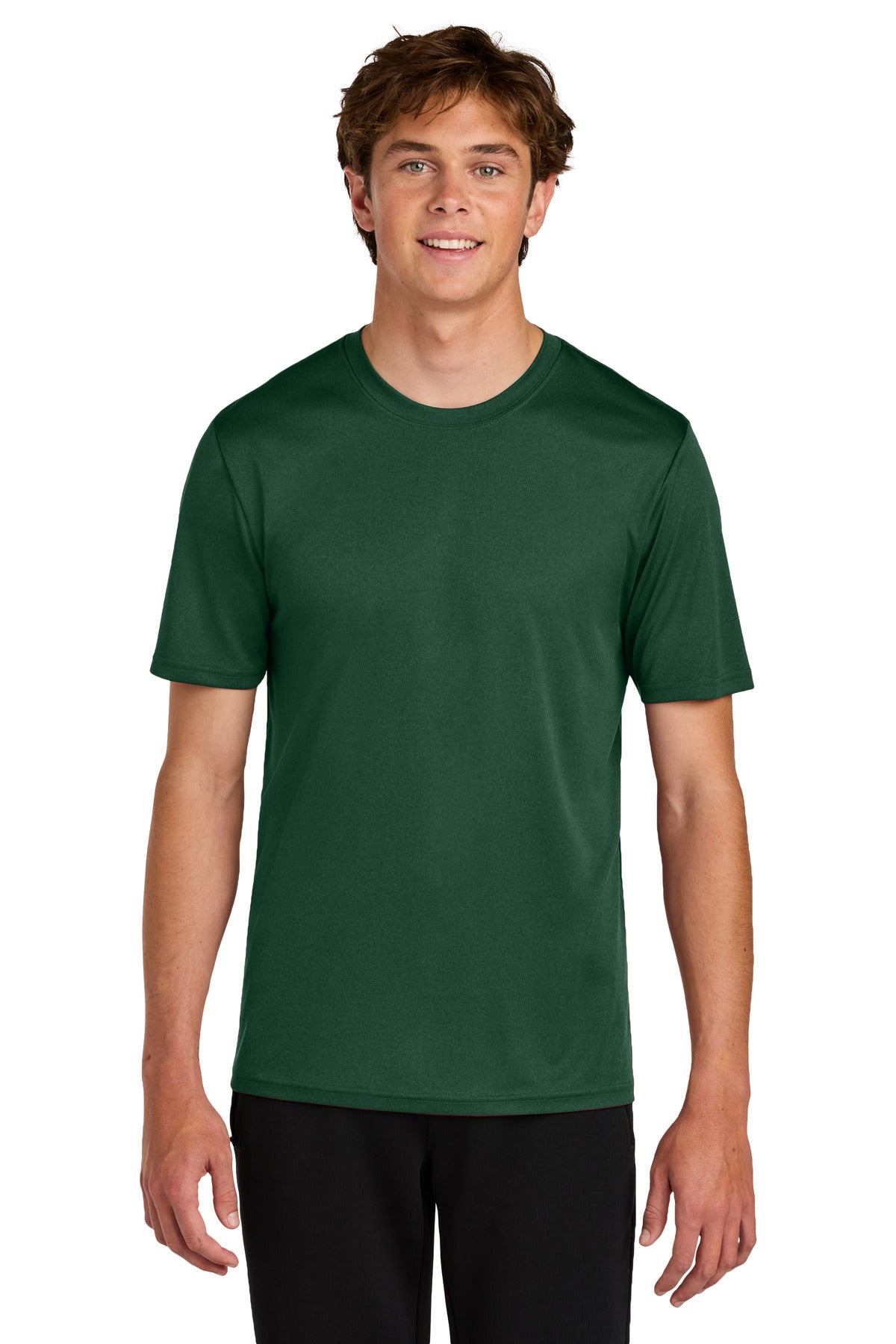 Custom Embroidery or DTF Print - Port & Co ®  Heather Performance Tee PC390